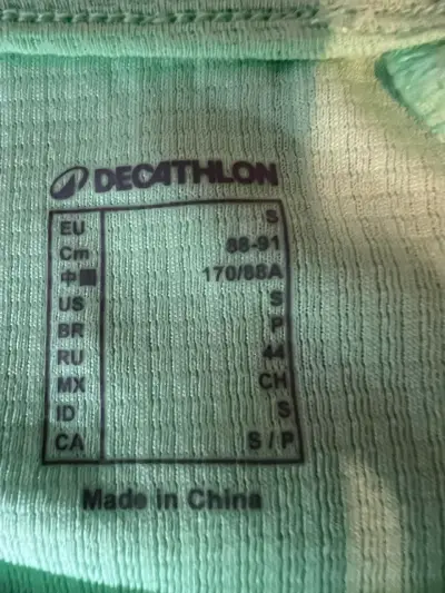 Polera deportiva Kipsta verde para hombre - miniatura 4
