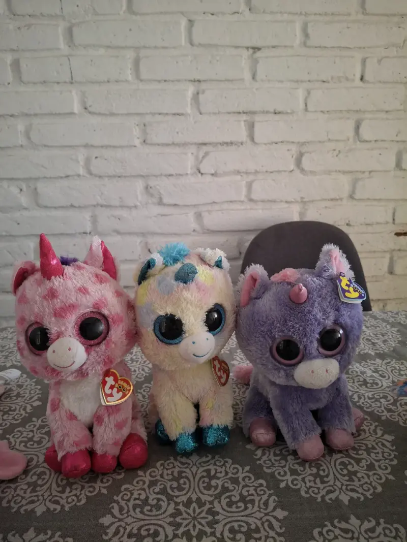 Set de peluches unicornios Ty Beanie Boos - 2