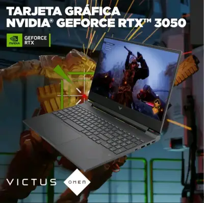 Laptop HP Victus Ryzen 5 RTX 3050 8GB RAM - miniatura 5