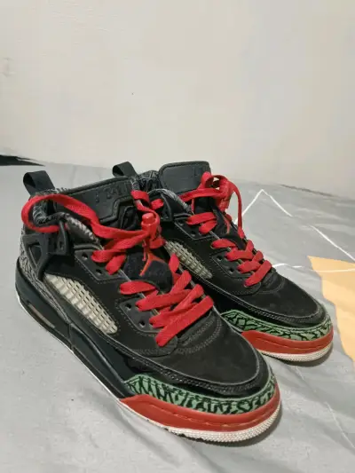 Nike Jordan Spizike Low junior negro/rojo/verde - miniatura 1