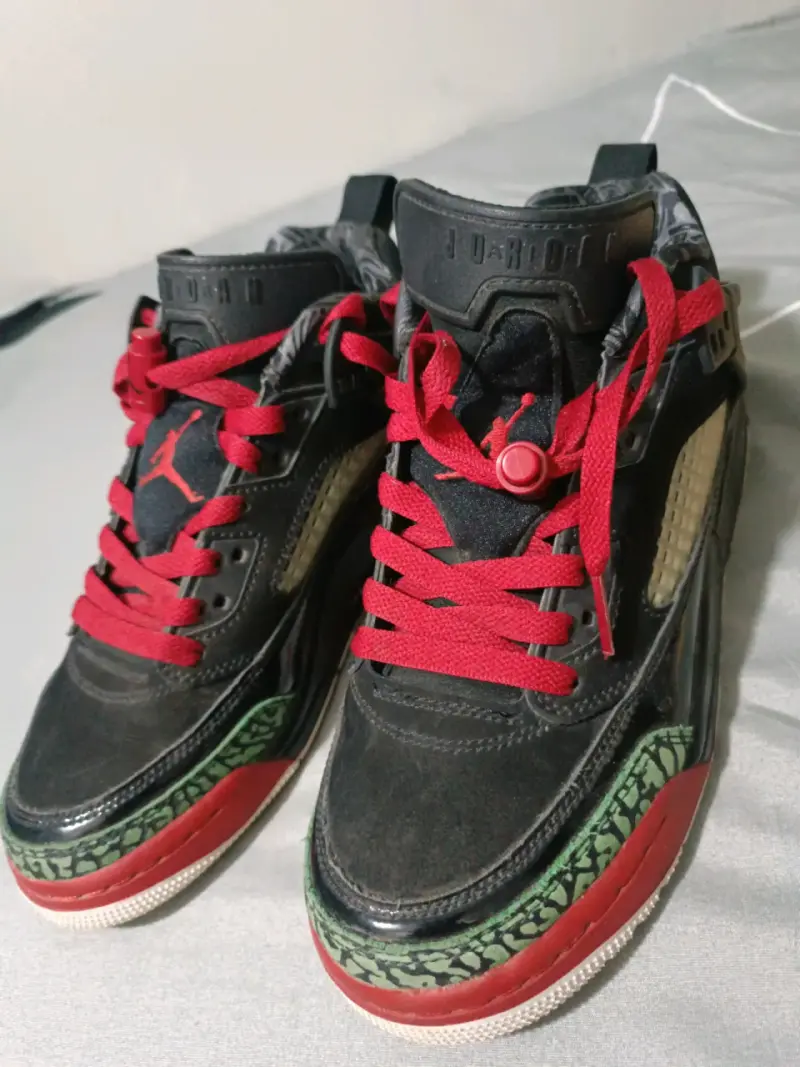 Nike Jordan Spizike Low junior negro/rojo/verde - 3
