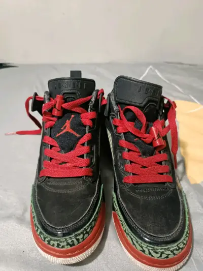Nike Jordan Spizike Low junior negro/rojo/verde - miniatura 5