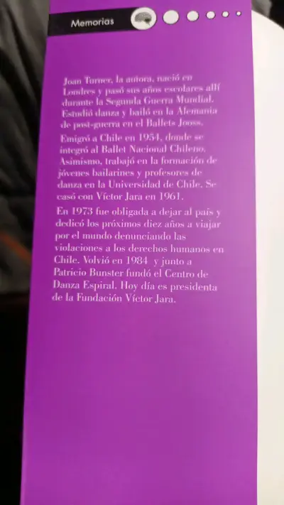 Libro 'Víctor, un canto inconcluso' de Joan Jara - miniatura 4