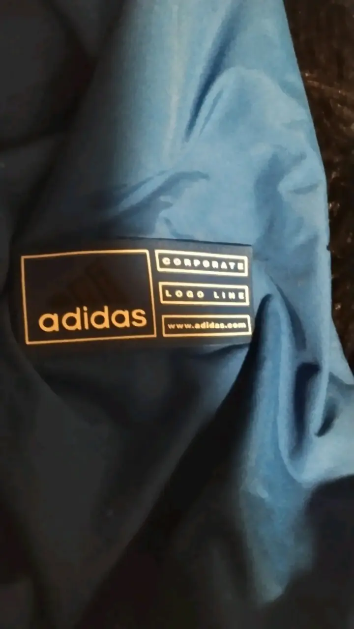 Chaqueta azul Adidas con capucha - 3