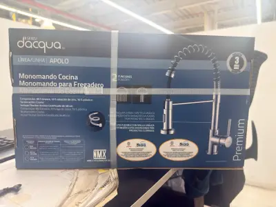 Monomando de cocina Dacqua Apolo cromado - miniatura 1