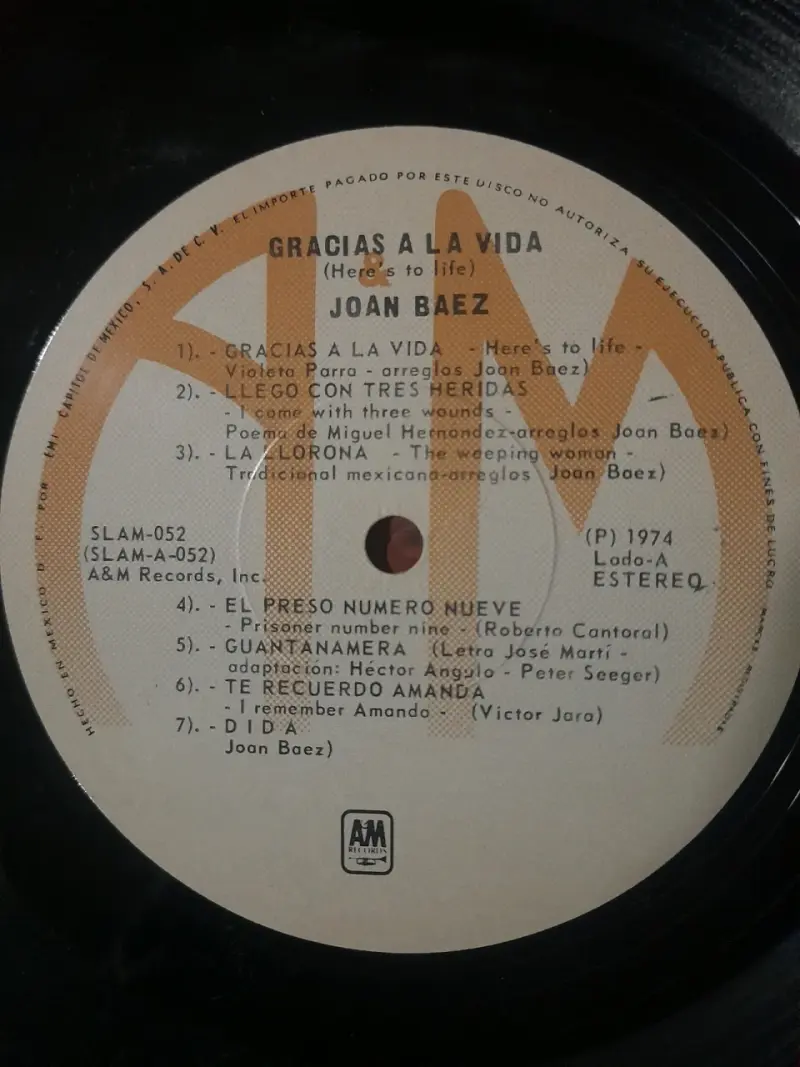 Joan Baez - Gracias a la Vida - 4