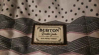 Bolso tote Burton estampado gris - miniatura 2