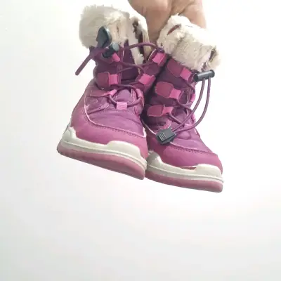 Botas de invierno para niñas color morado - miniatura 4