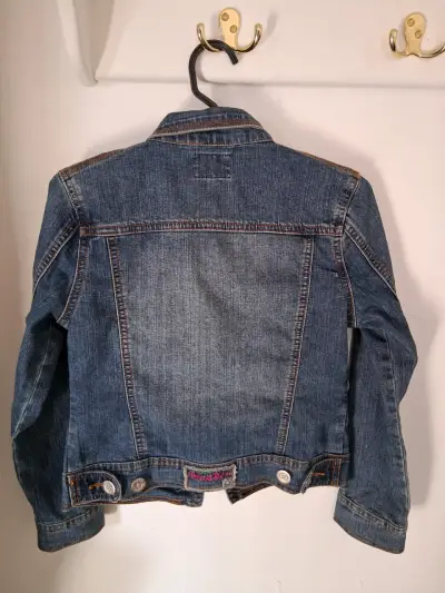 Chaqueta de mezclilla para niña talla 6 - miniatura 2