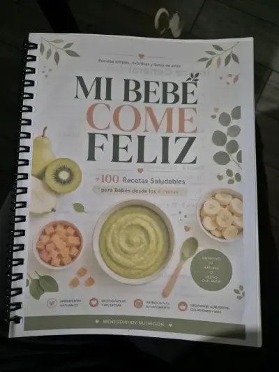 Libro de recetas para bebés 'Mi Bebé Come Feliz' - miniatura 1