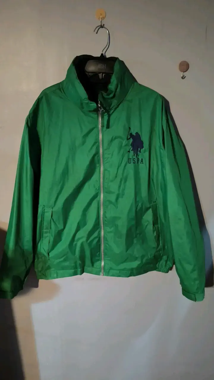 Chaqueta verde USPA con cierre - 1