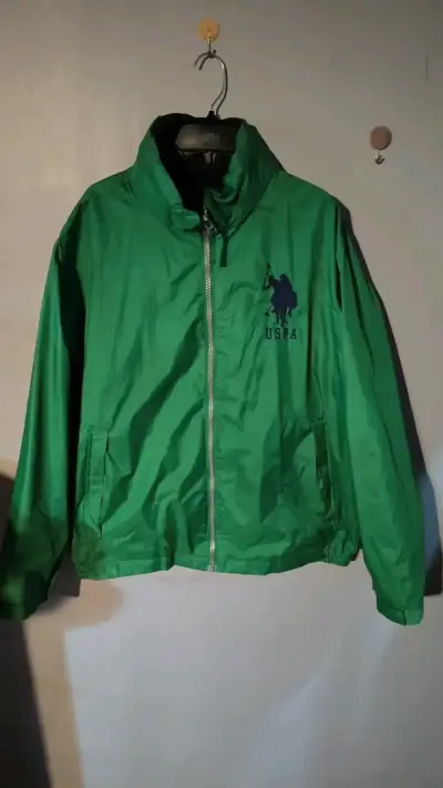 Chaqueta verde USPA con cierre - miniatura 1