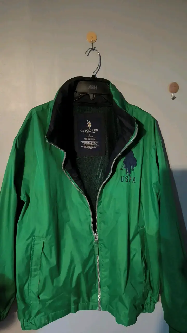 Chaqueta verde USPA con cierre - 3