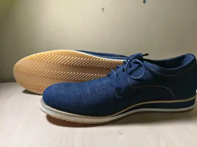 Zapatos de vestir azul marino para hombre - miniatura 3