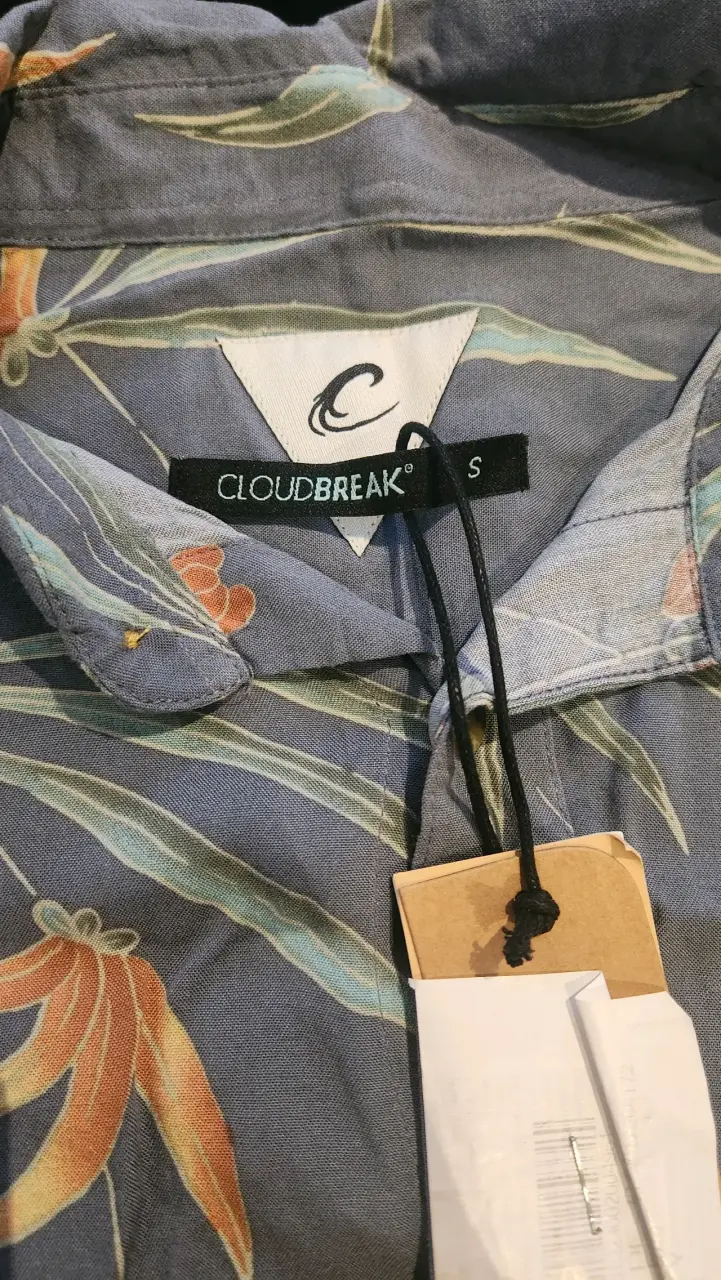 Camisa hawaiana estampada floral azul - 2