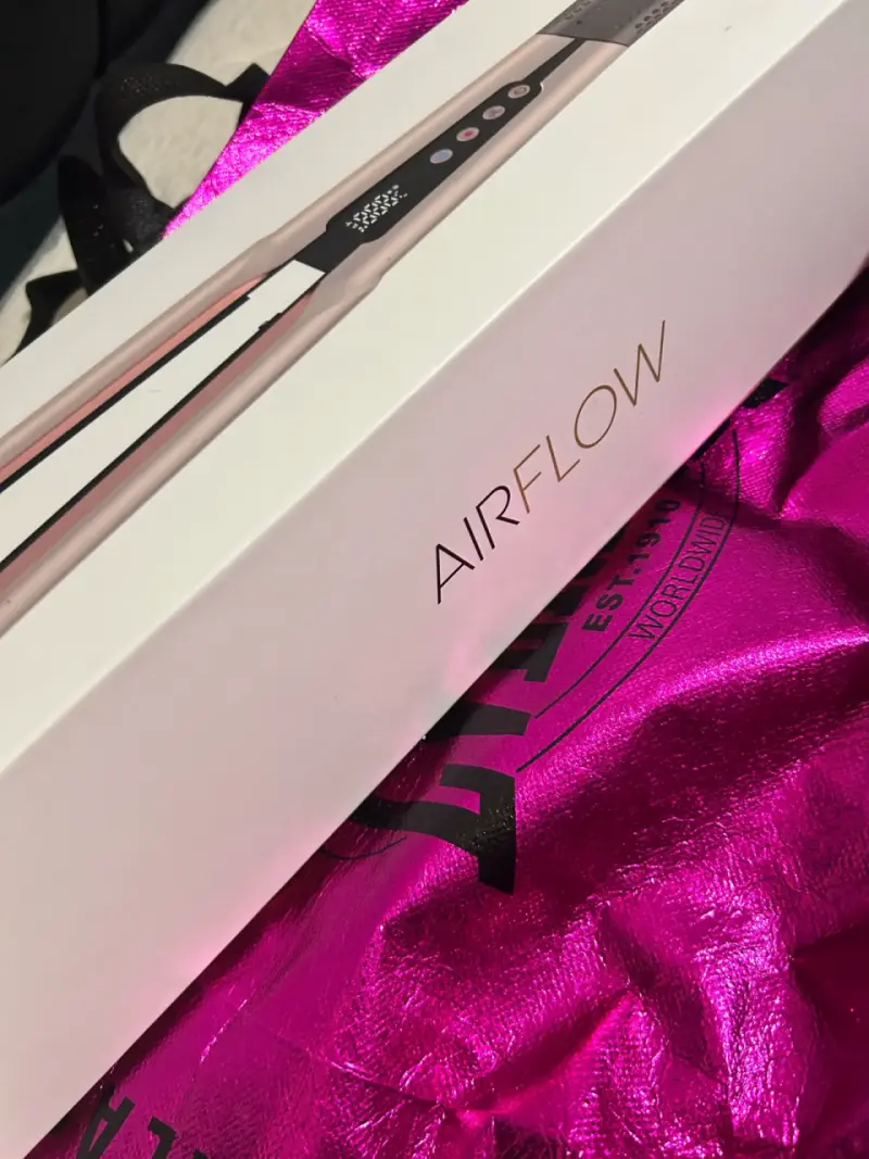 Plancha de pelo profesional Air flow  rosa dorado - 2