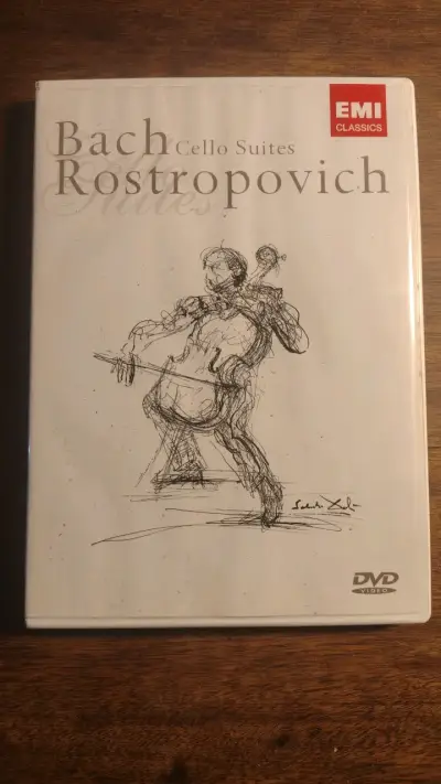 DVD Bach Cello Suites Rostropovich EMI Classics - miniatura 1