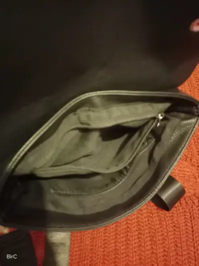Bandolera negra de cuero sintético BUBBA - miniatura 5