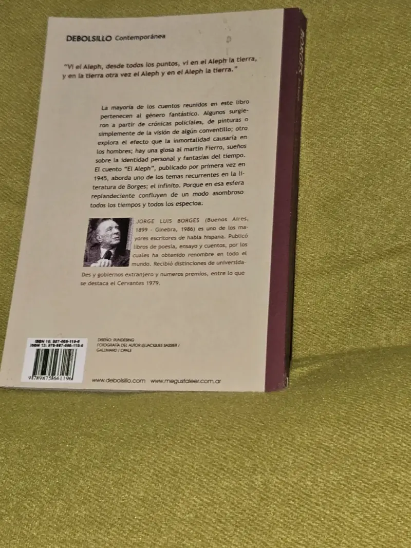Libro 'El Aleph' de Jorge Luis Borges - 2