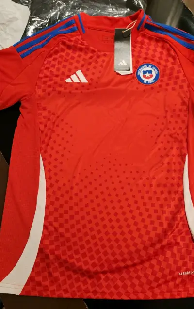 Camiseta roja selección chilena Adidas - miniatura 3