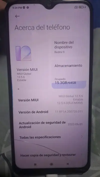 Xiaomi Redmi 9 con 64GB de almacenamient - miniatura 1