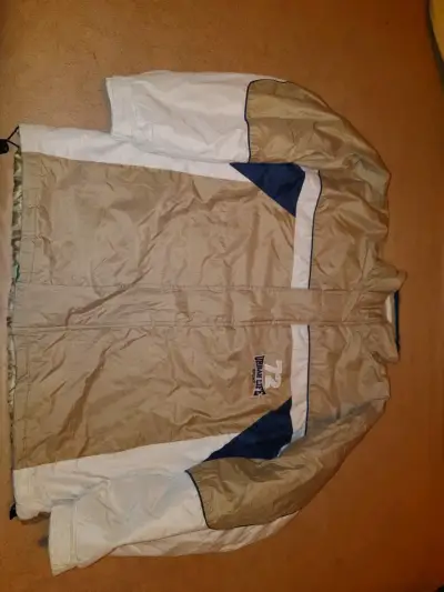 Chaqueta Urban Life beige y azul - miniatura 1