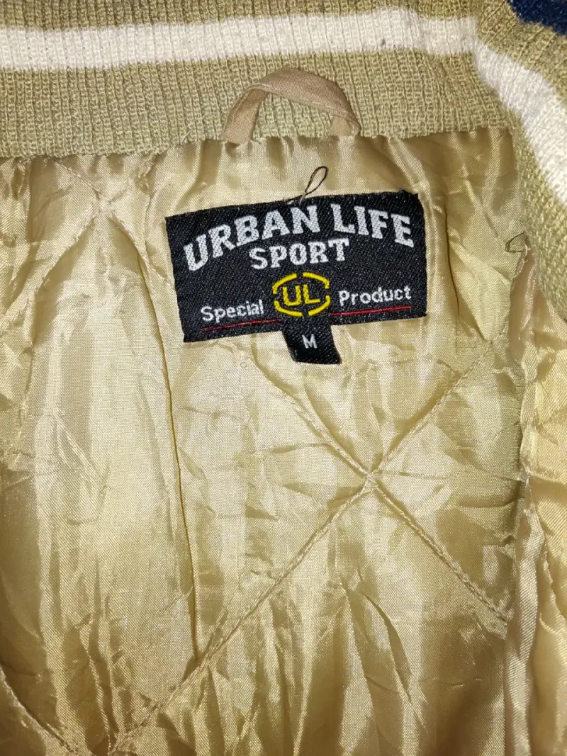 Chaqueta Urban Life beige y azul - 4