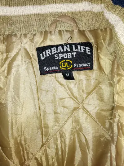 Chaqueta Urban Life beige y azul - miniatura 4
