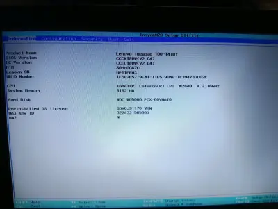 Laptop Lenovo Ideapad 100 - miniatura 2