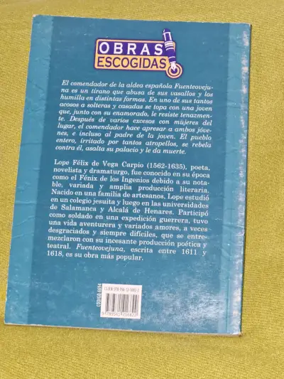 Libro Fuenteovejuna de Lope de Vega - miniatura 2