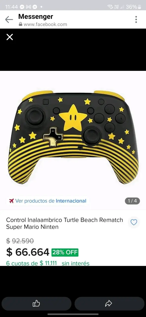 Control inalámbrico pdp Nintendo Switch 1 2  y PC - 2