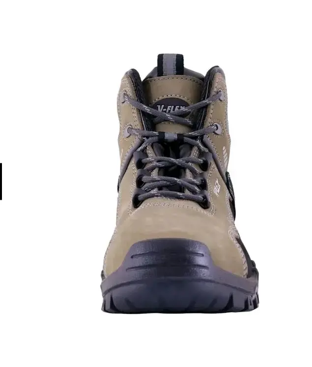 Botas de trekking V-Flex beige y negro - 4