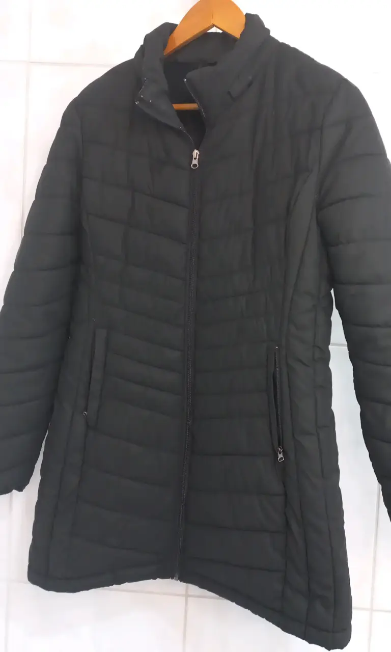Psrkaa acolchada negra para mujer - 2