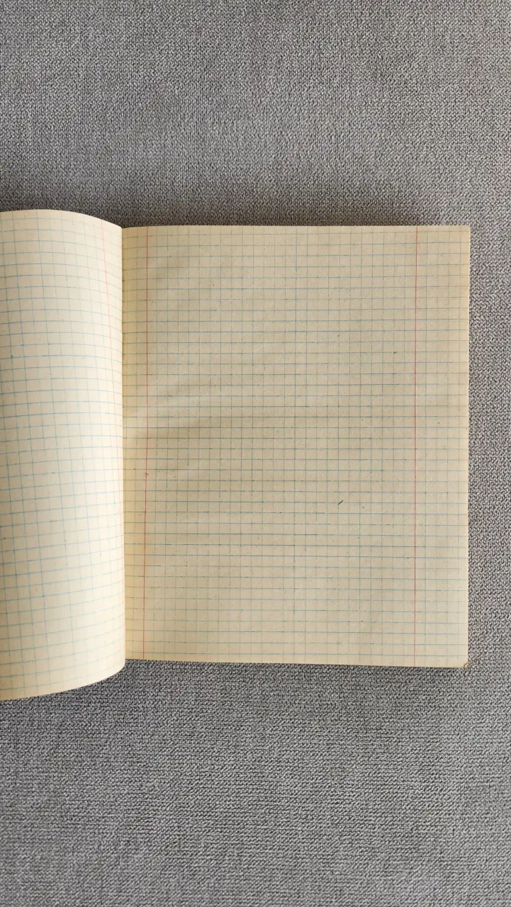 Cuaderno de matemáticas años 70 - 6