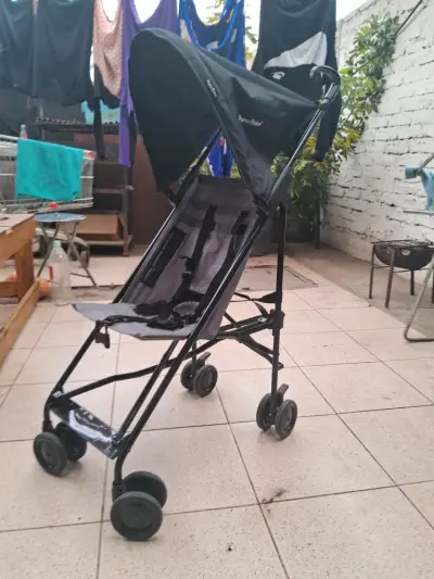 Silla mecedora para bebé gris y coche - miniatura 6