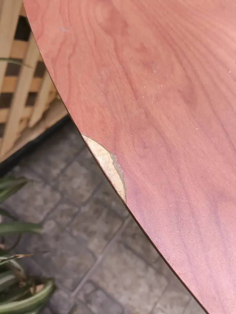 Mesa redonda de madera para oficina de reuniones - 5
