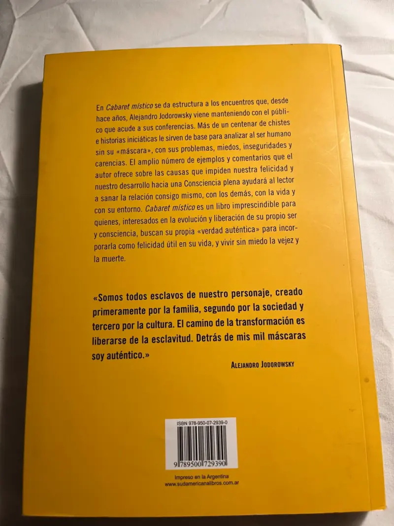 Libro 'Cabaret místico' de Alejandro Jodorowsky - 2