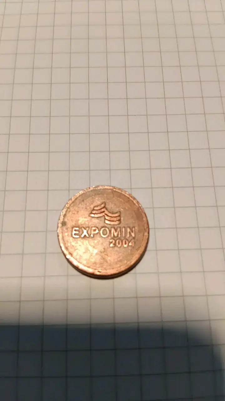 Moneda coleccionable Outokumpu cobre - 2