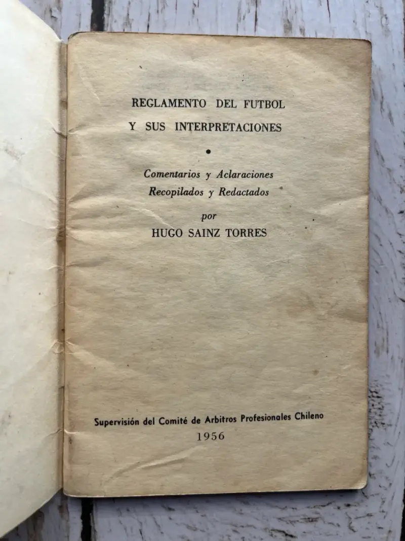 Reglamento del fútbol / Hugo Sainz López / 1956 - 4