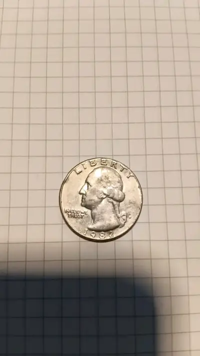 Moneda estadounidense de 25 centavos 1982 - miniatura 1