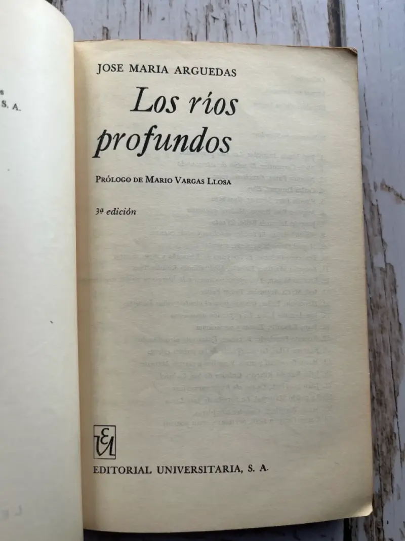 Los Ríos Profundos / José María Arguedas - 4