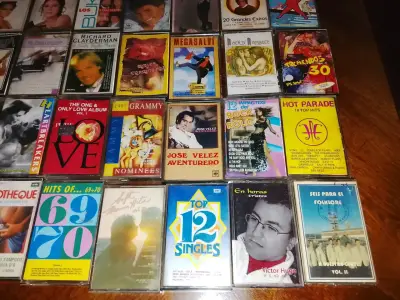 Lote de 40 cassettes originales - miniatura 3