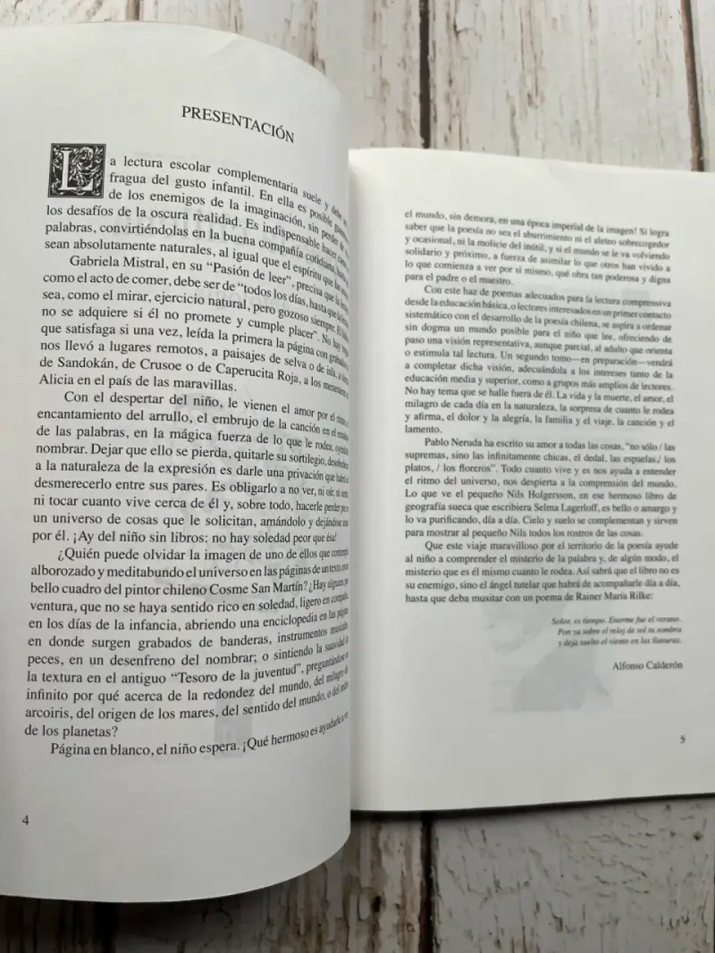 Antología Poesía Chilena / Alfonso Calderón - 5