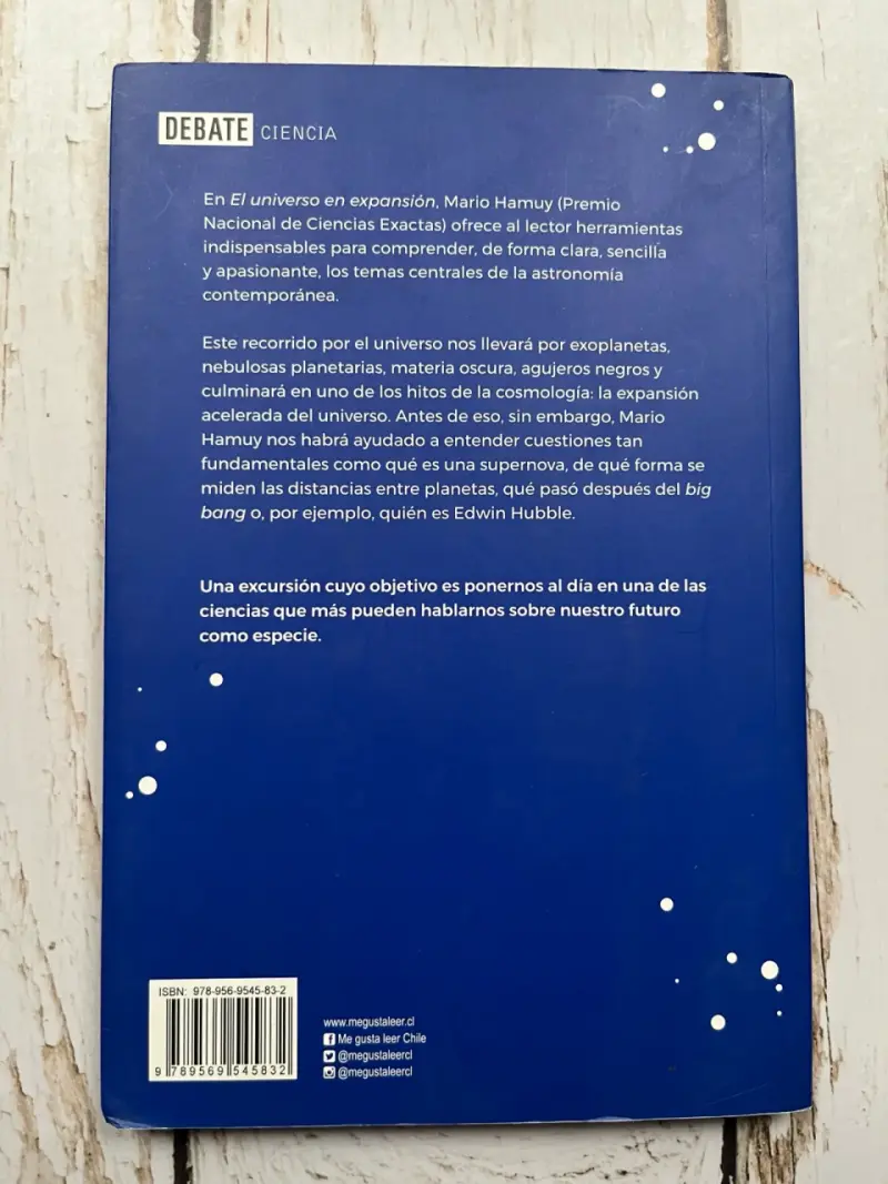 Libro 'El Universo en Expansión' de Mario Hamuy - 2