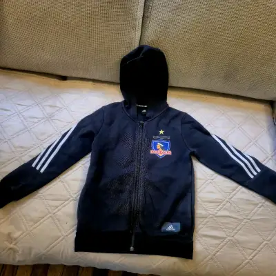 Polerón Adidas Colo Colo con capucha niño - miniatura 1