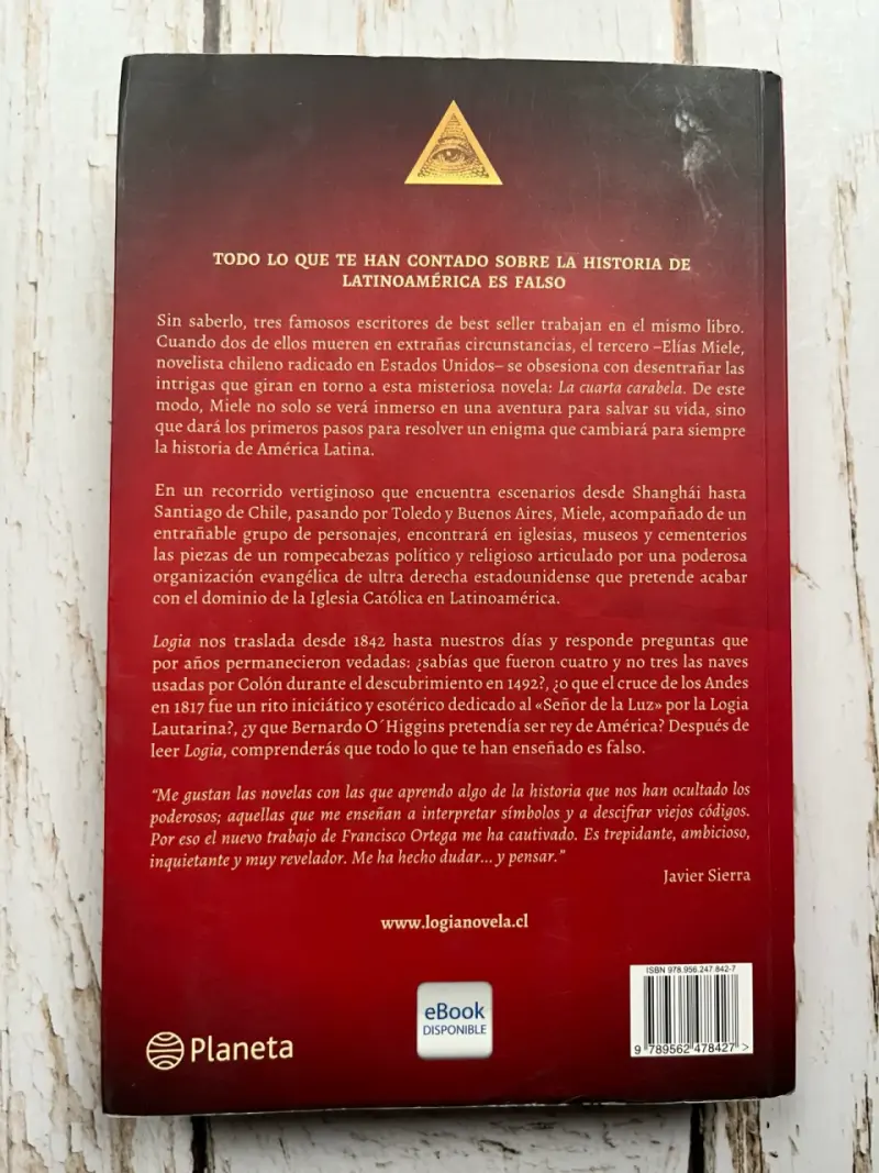 Libro 'Logia' de Francisco Ortega - 2