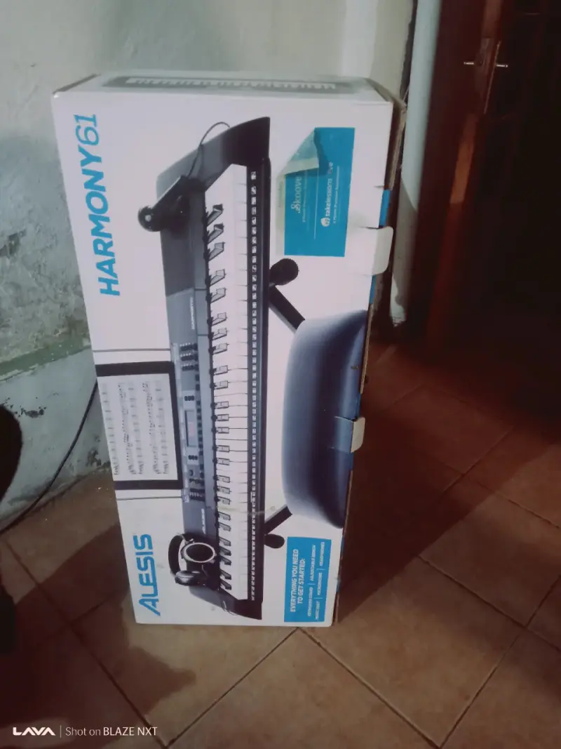 Teclado electrónico Alesis Harmony 61 con soporte - 5
