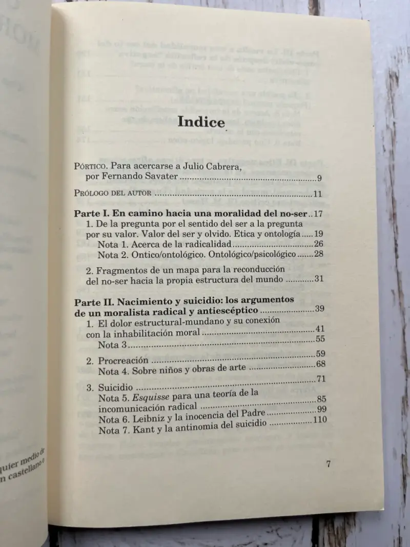Crítica de la moral afirmativa de Julio Cabrera - 5