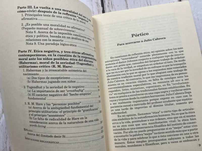 Crítica de la moral afirmativa de Julio Cabrera - 6