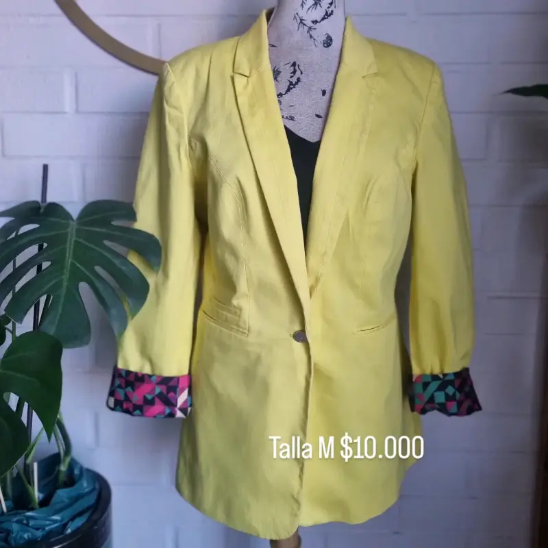 Blazer rosa claro para mujer talla M/L - 3